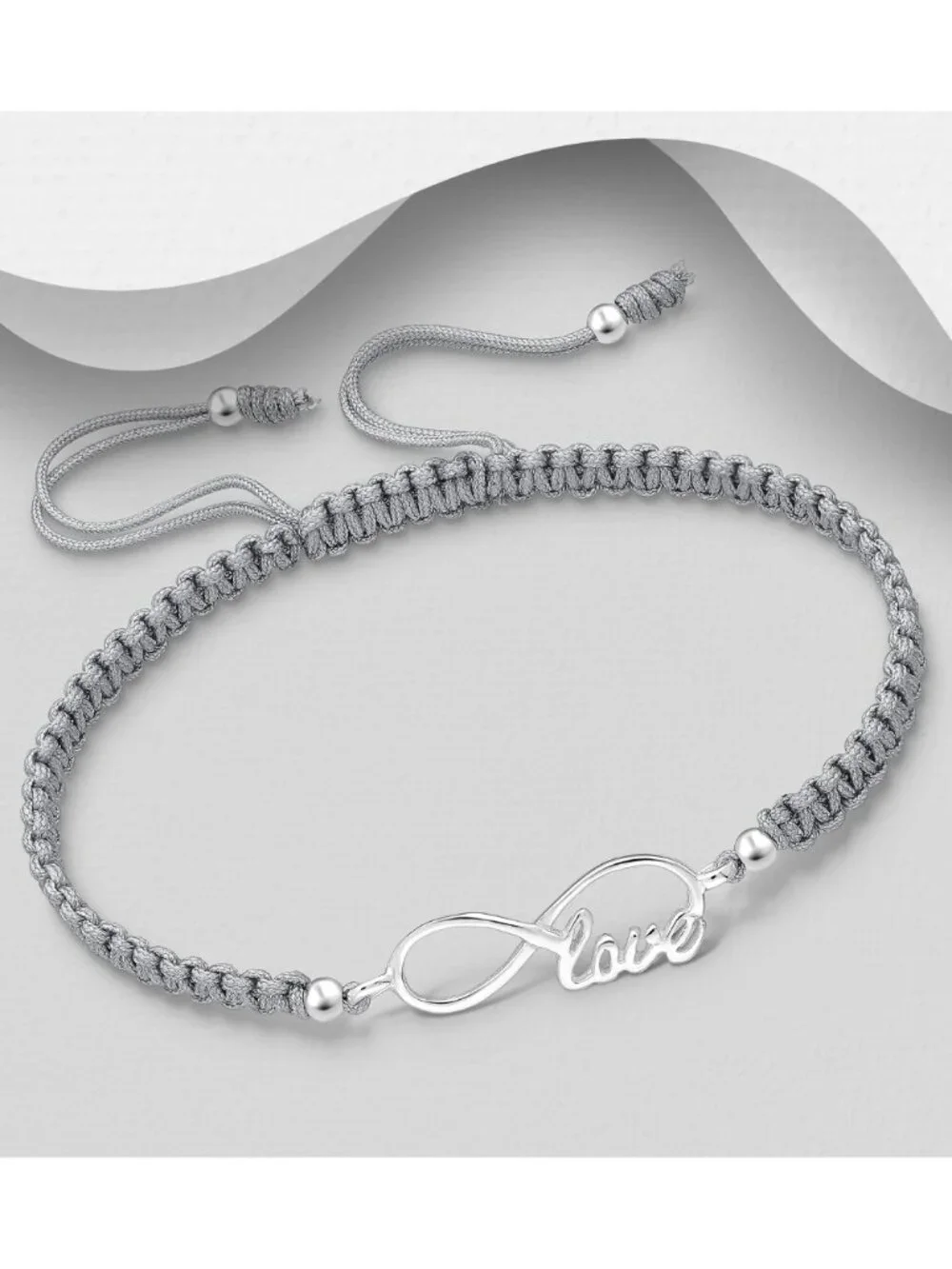 925 Sterling Silver Infinity and 
